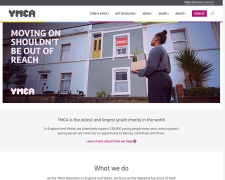 website thubmnail of Ymca.org.uk