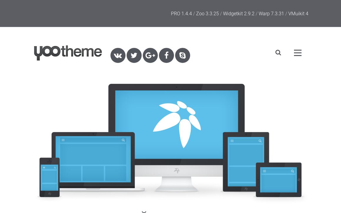 website thubmnail of Yootheme.su