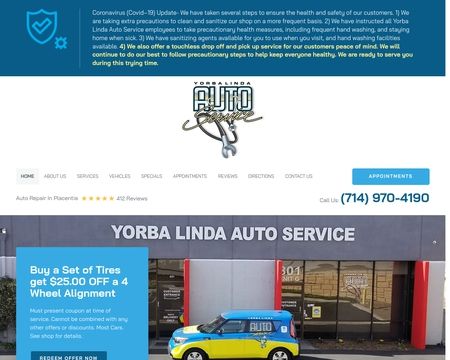 website thubmnail of Yorbalinda Auto Service
