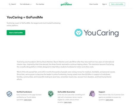website thubmnail of YouCaring