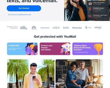 website thubmnail of YouMail