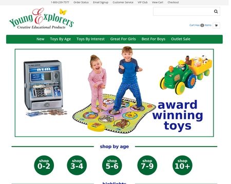 website thubmnail of YoungExplorers