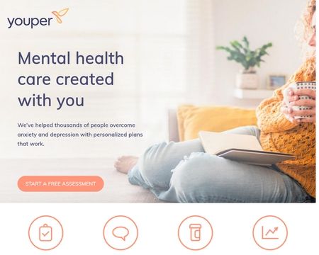 website thubmnail of Youper.co