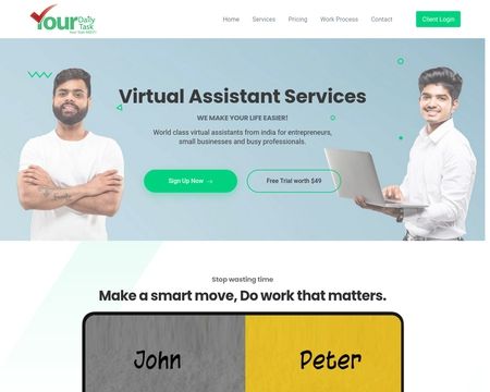website thubmnail of YourDailyTask