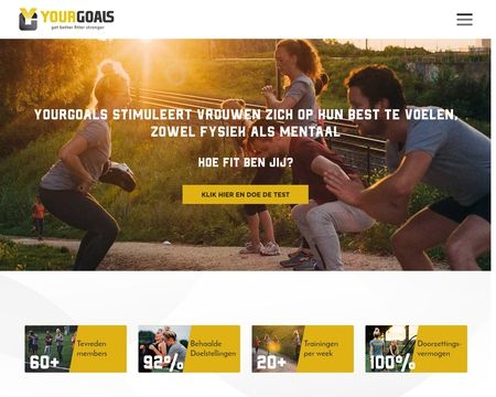 website thubmnail of Yourgoals.nl