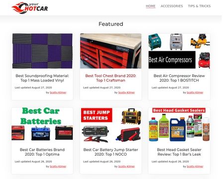 website thubmnail of YourHotCar