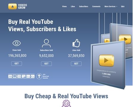 website thubmnail of YoutubeGrow