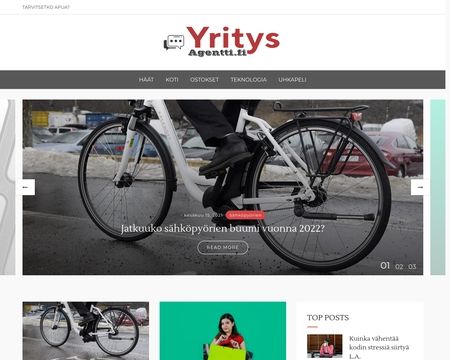 website thubmnail of Yritysagentti.fi