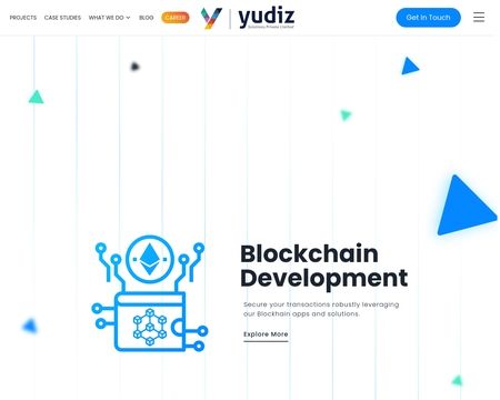 website thubmnail of Yudiz Solutions