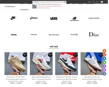 website thubmnail of Yuyushoes