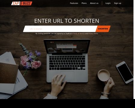 website thubmnail of Zap.buzz