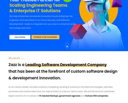 website thubmnail of Zazz
