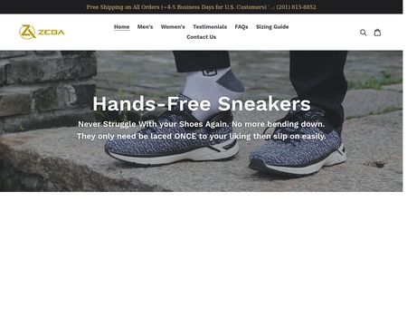 website thubmnail of Zebashoes