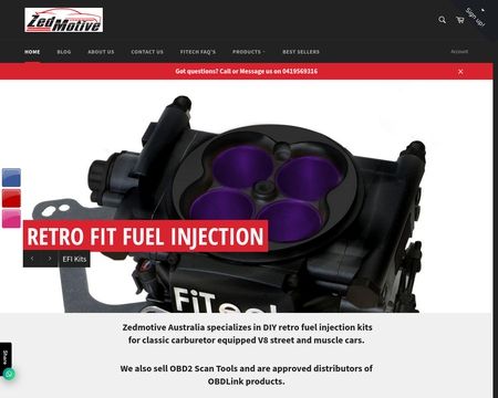 website thubmnail of Zedmotive.com.au