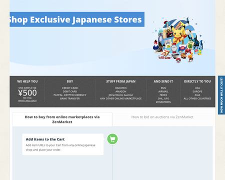 website thubmnail of ZenMarket