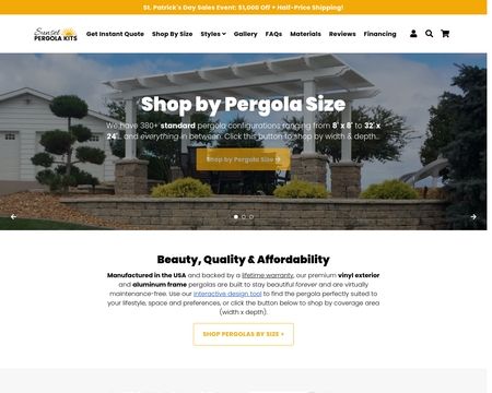 website thubmnail of ZenPergolas