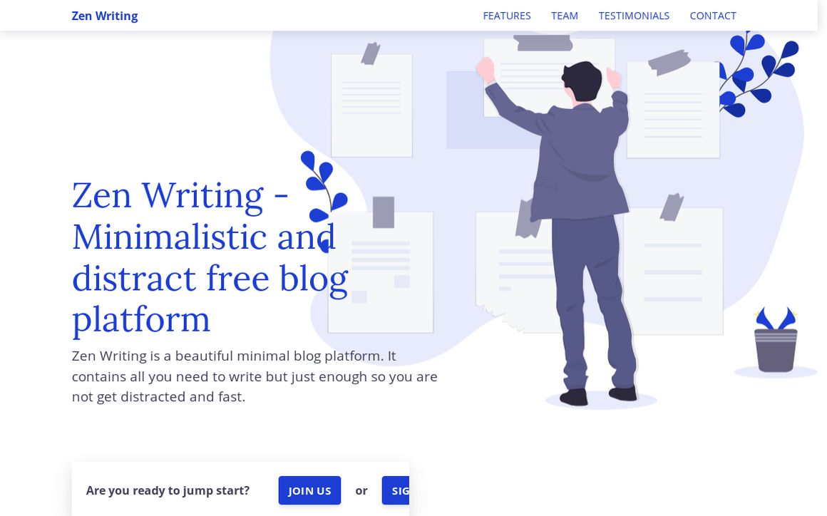 website thubmnail of Zenwriting.net