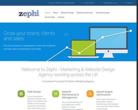 website thubmnail of Zephi