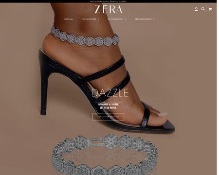 website thubmnail of Zera Jewels