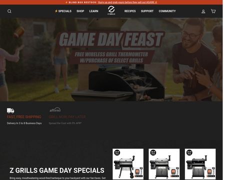 website thubmnail of Z Grills