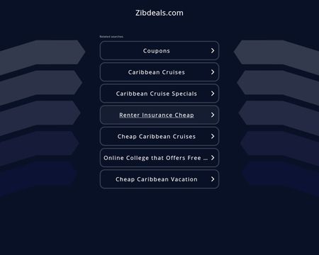 website thubmnail of Zibdeals