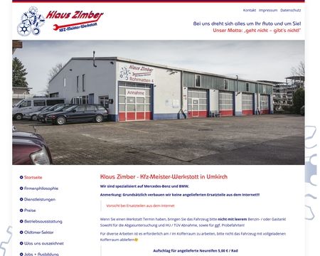 website thubmnail of Klaus Zimber