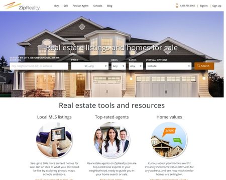 website thubmnail of ZipReality