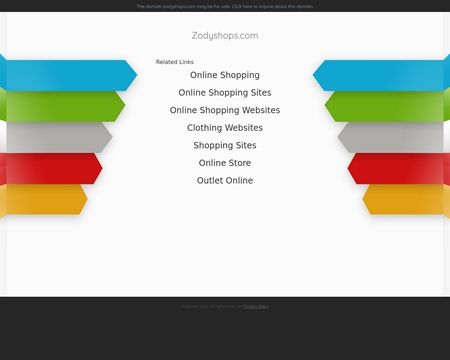 website thubmnail of Zodyshops