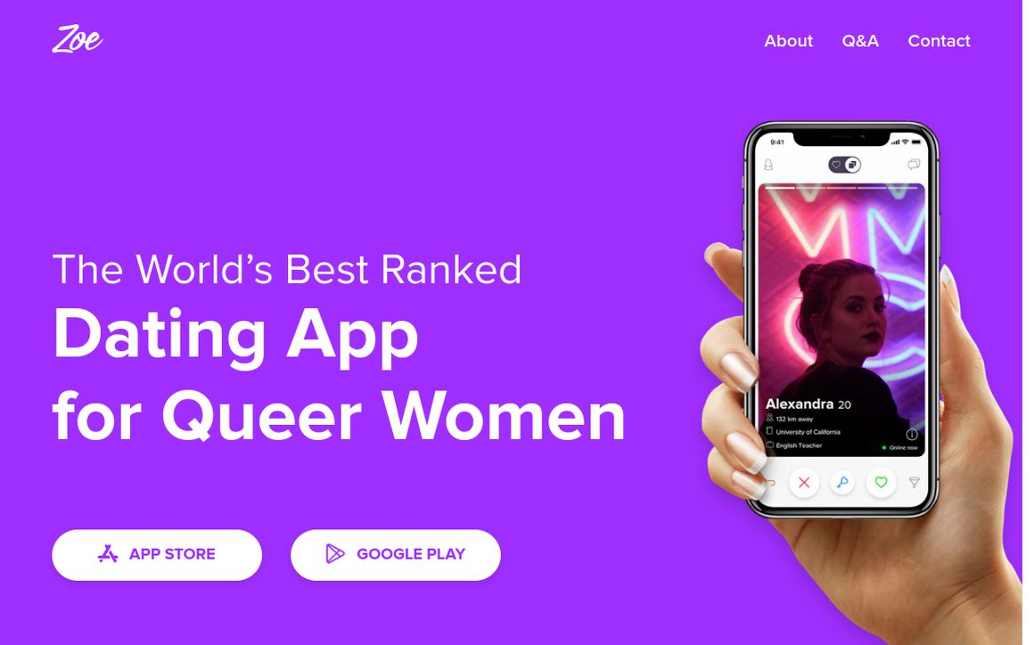 website thubmnail of Zoeapp.co