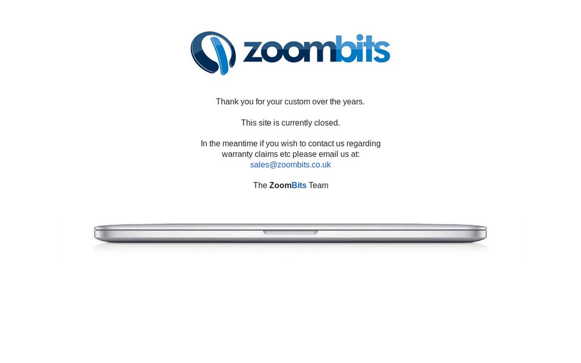 website thubmnail of Zoombits.co.uk