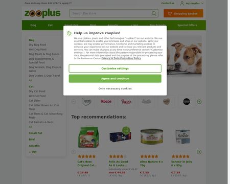 website thubmnail of Zooplus