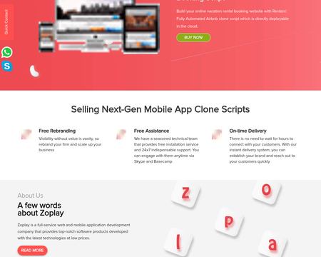 website thubmnail of Zoplay