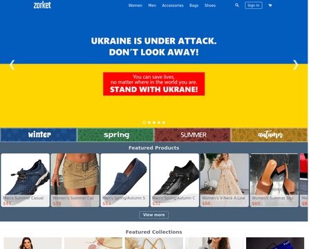 website thubmnail of Zorket