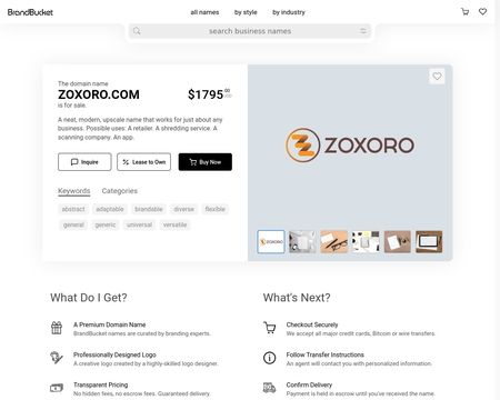 website thubmnail of Zoxoro
