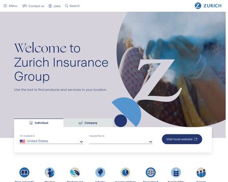 website thubmnail of Zurich Financial Companies